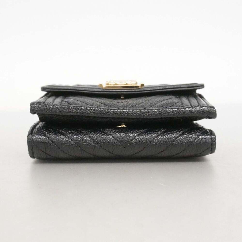 CHANEL Black Caviar Leather Wallet - Picture 2 of 8